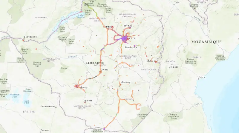 zimbabwe mobile coverage