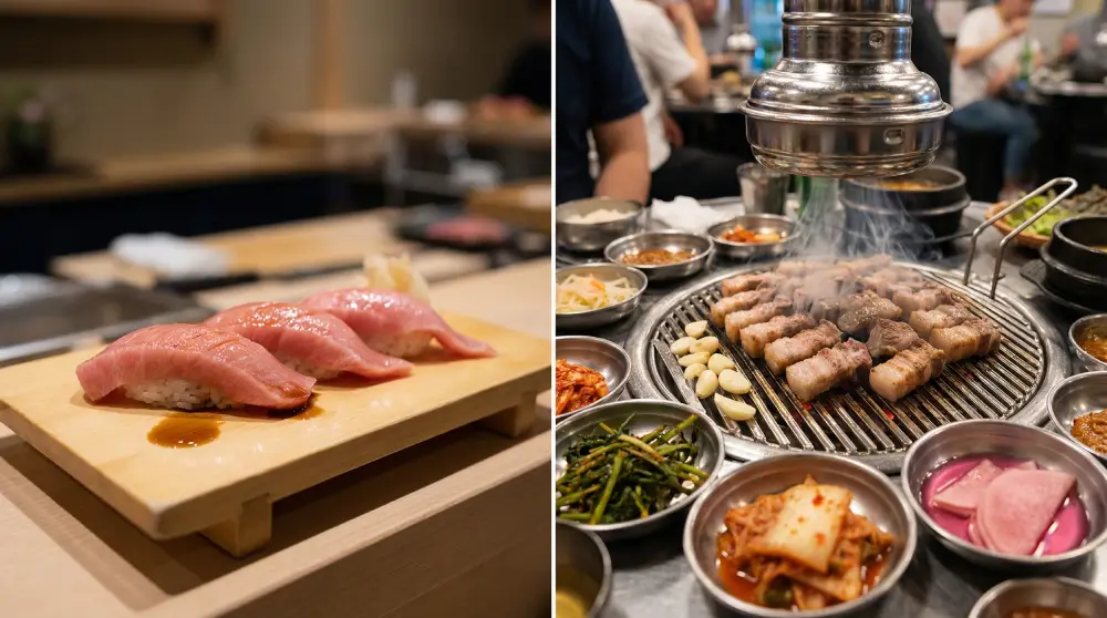 Food (Refined Mastery vs. Bold Social Feasts)