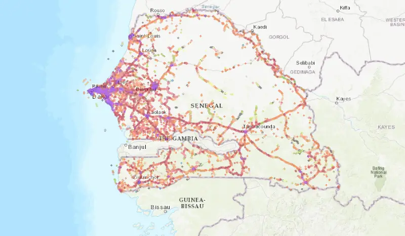 mobile networks and coverage in senegal