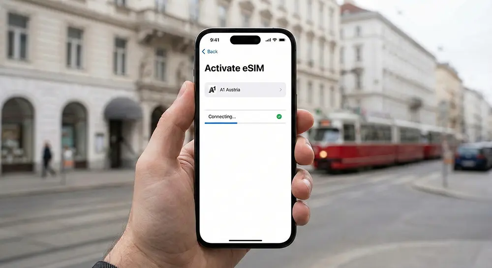 在奥地利使用eSIM