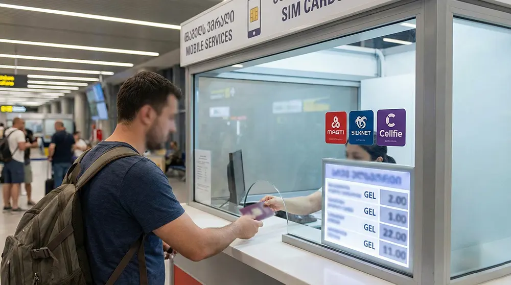 Gürcistan'daki yerel SIM kartlar