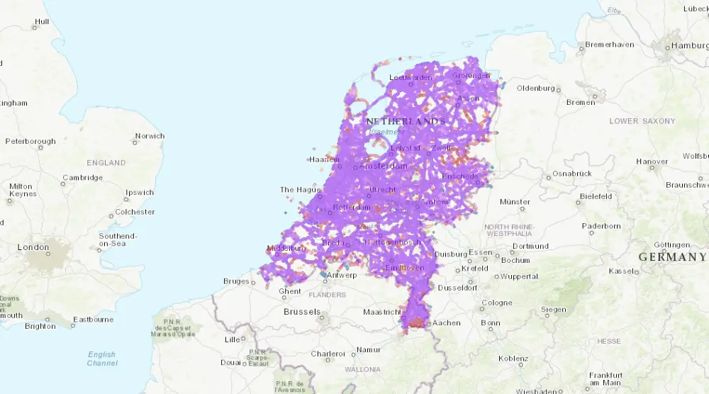 Netherlands mobile coverage