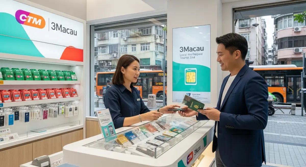 マカオで地元の観光SIMカードを購入する