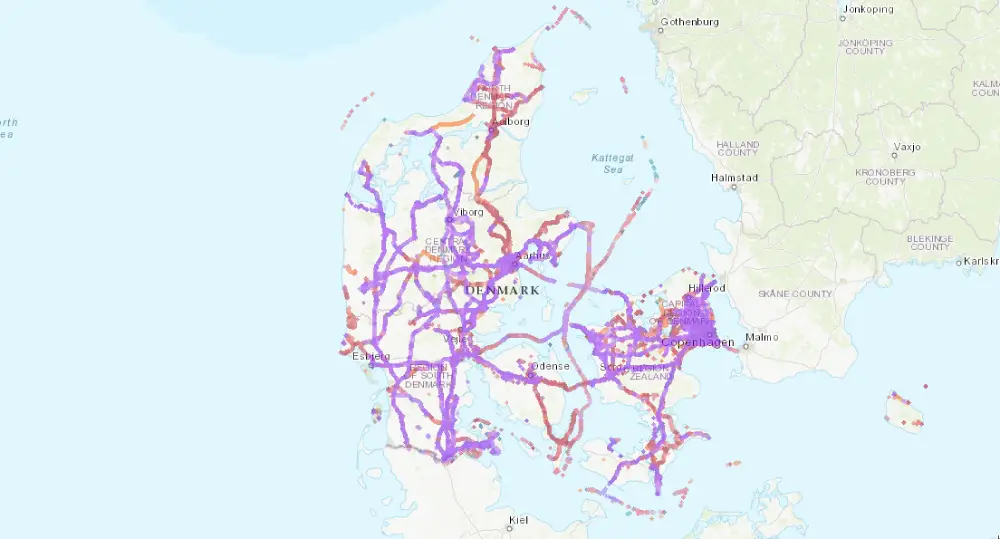 Network Coverage in Denmark