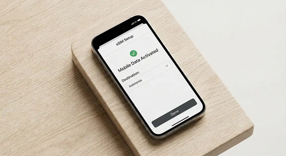 Using an eSIM in Indonesia