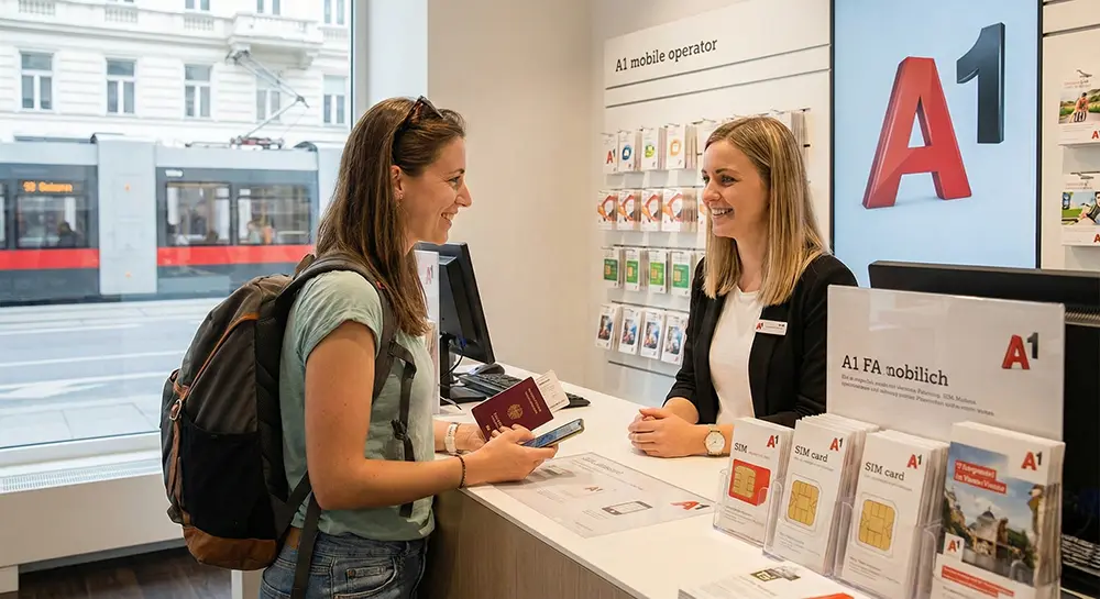 奥地利城市的本地预付费SIM卡