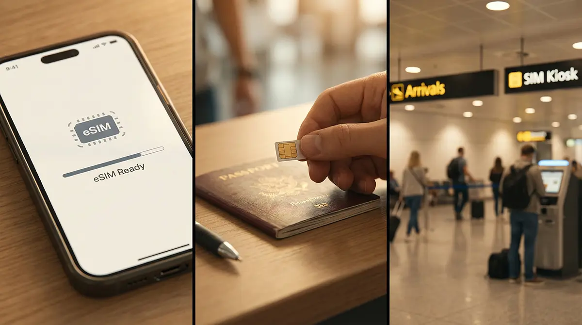 De snelste manier om online te komen na landing