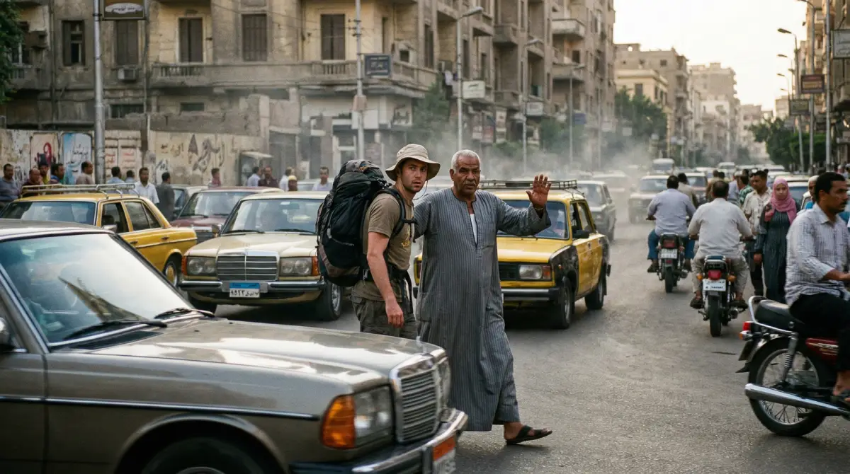 Attraversare la Strada in Egitto