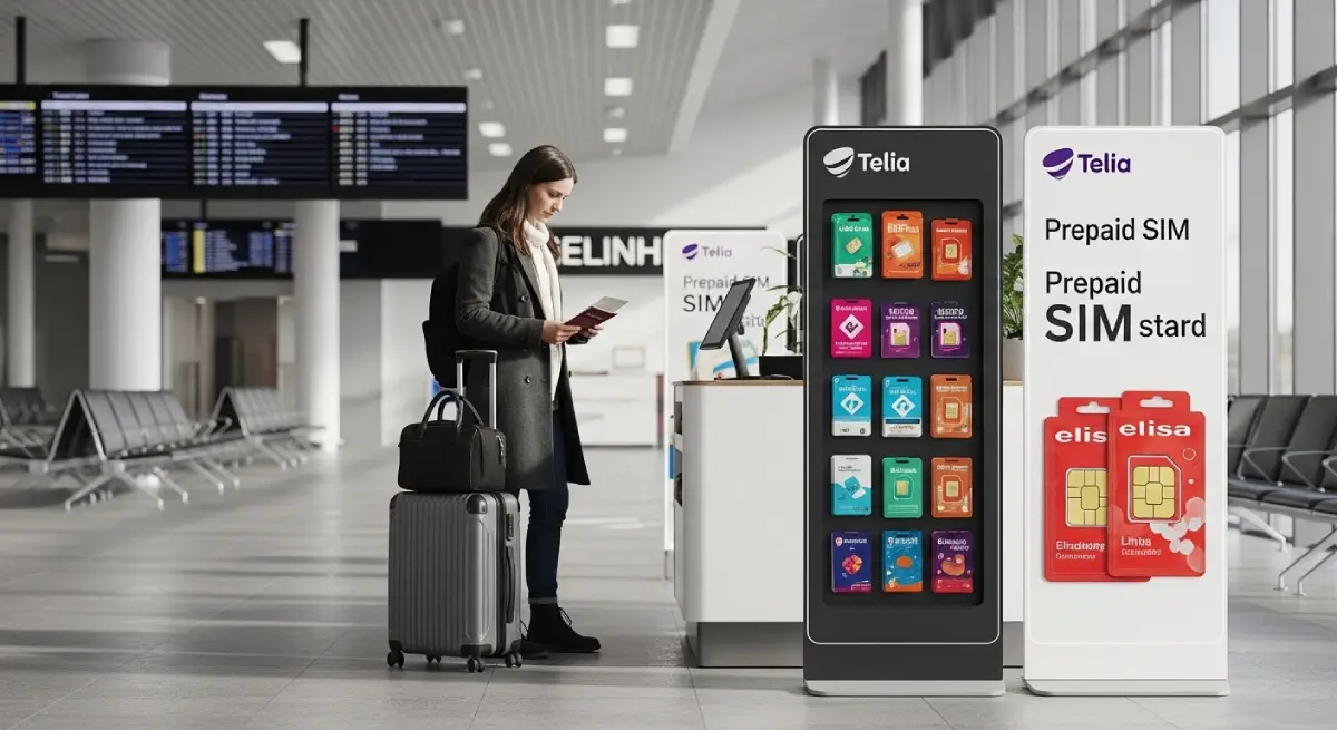 Buy a SIM card at Helsinki Airport