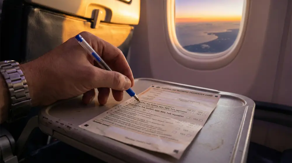 Modulo di Dichiarazione del Passeggero in Arrivo