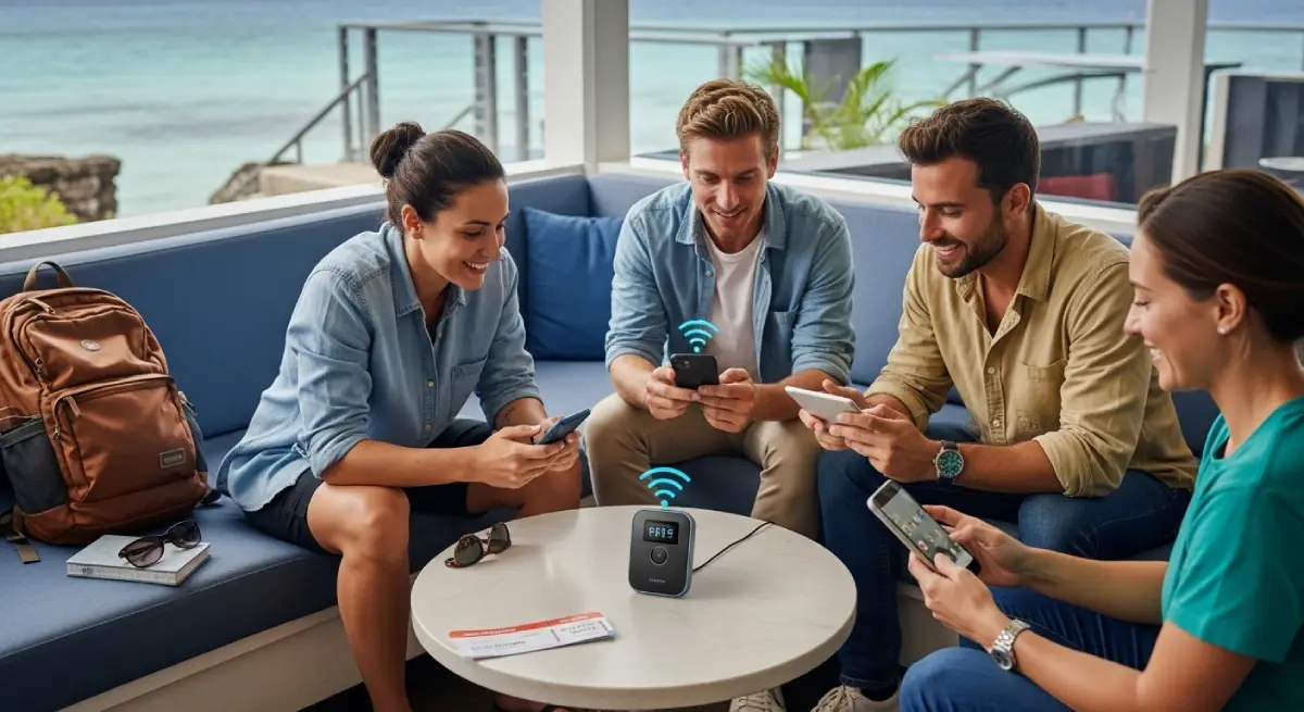 斐济的口袋Wi-Fi