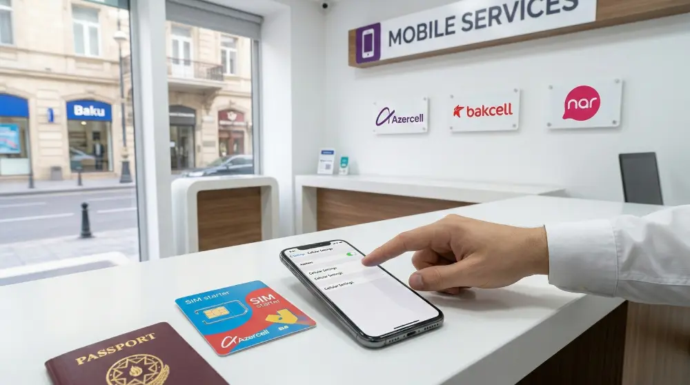 Local tourist SIM cards in Azerbaijan