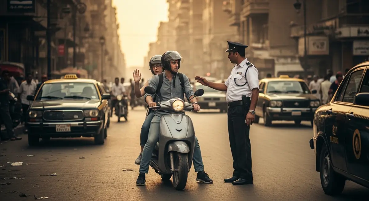 Verkehrs- & Rollerregeln in Ägypten