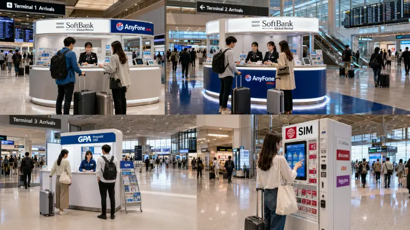 Where to buy a SIM card at Narita Airport