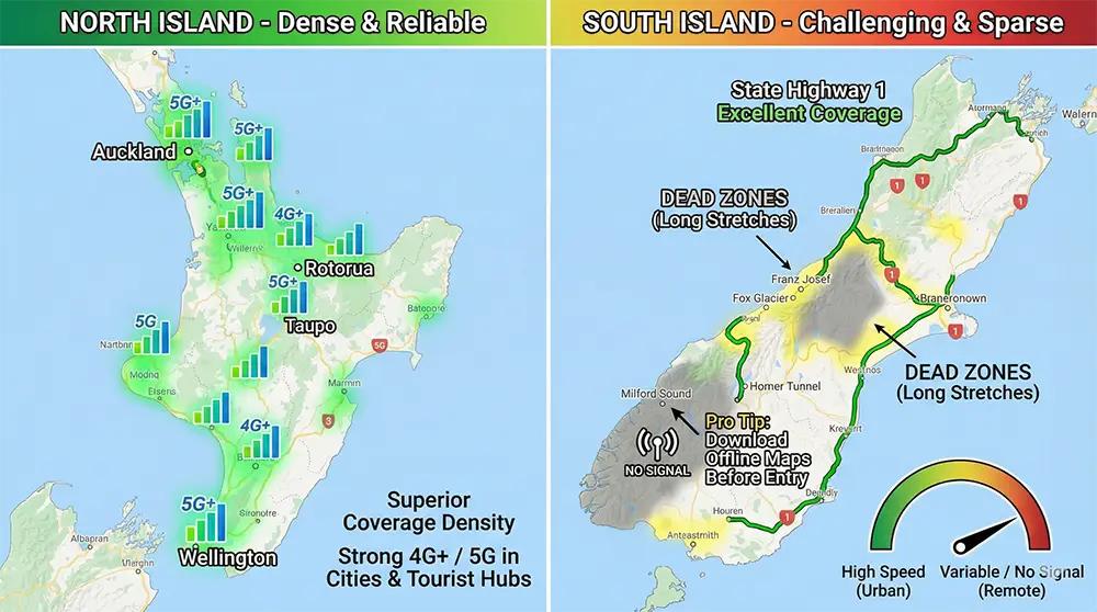 Network Coverage in New Zealand