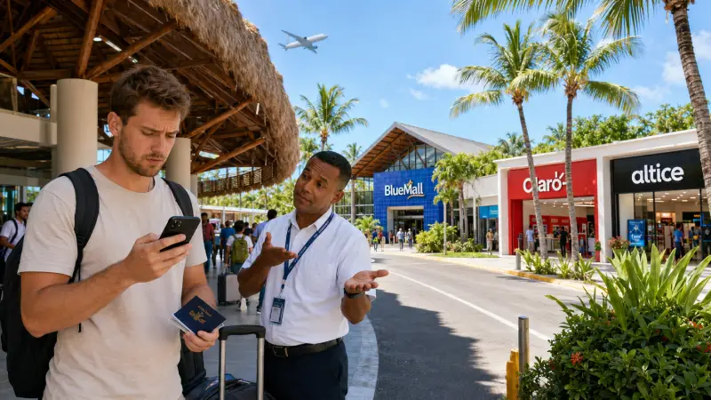 Where to buy a SIM card at Punta Cana Airport