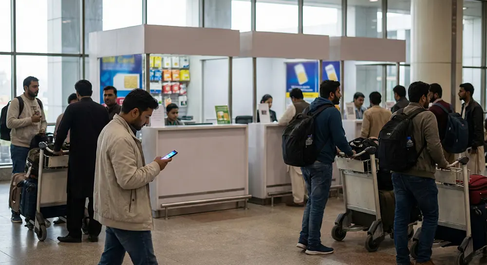 巴基斯坦的机场 SIM 与 eSIM