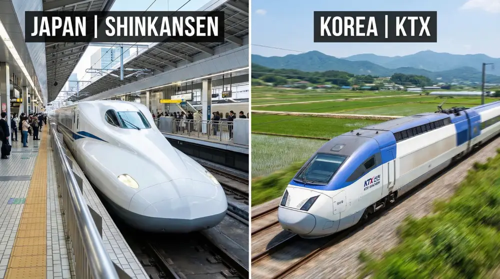 Shinkansen vs. KTX