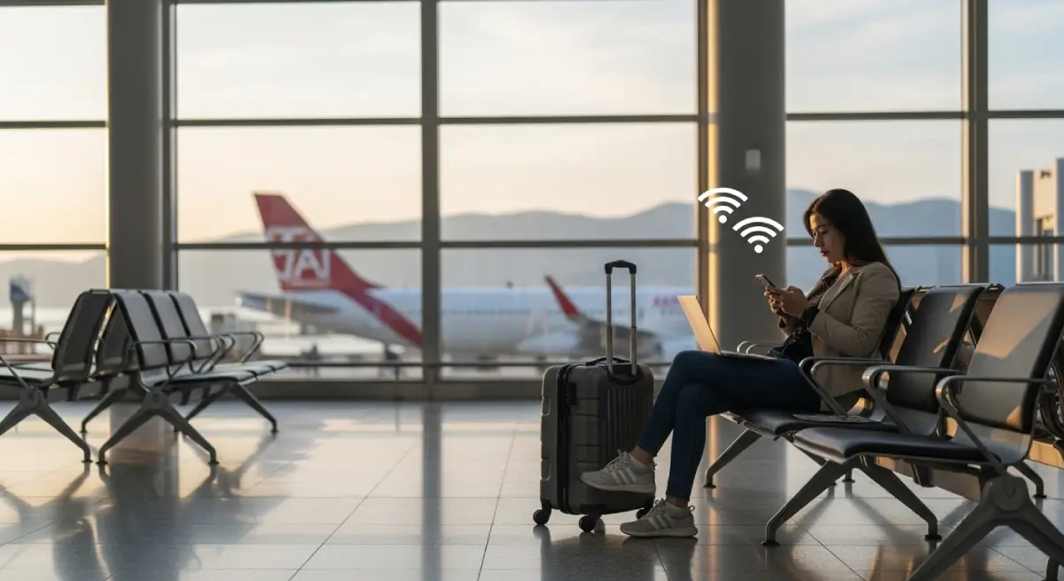 Peut-on compter sur le WiFi des aéroports et le WiFi public ?