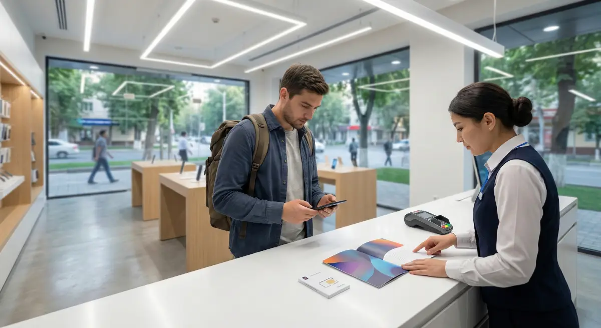 우즈베키스탄의 현지 관광 SIM 카드