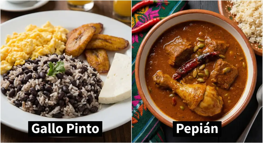 Gallo Pinto vs. Pepián