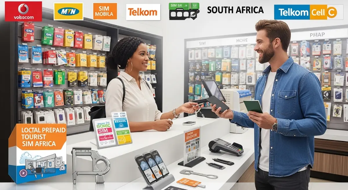 Local tourist SIM cards in South Africa
