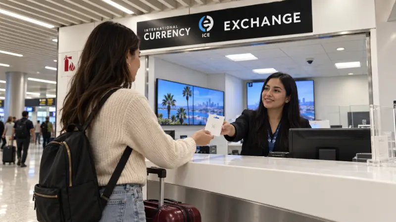 Un téléphone, une nano-SIM et un emballage de démarrage ouvert sur une table de conseil dans une boutique AT&T représentative.