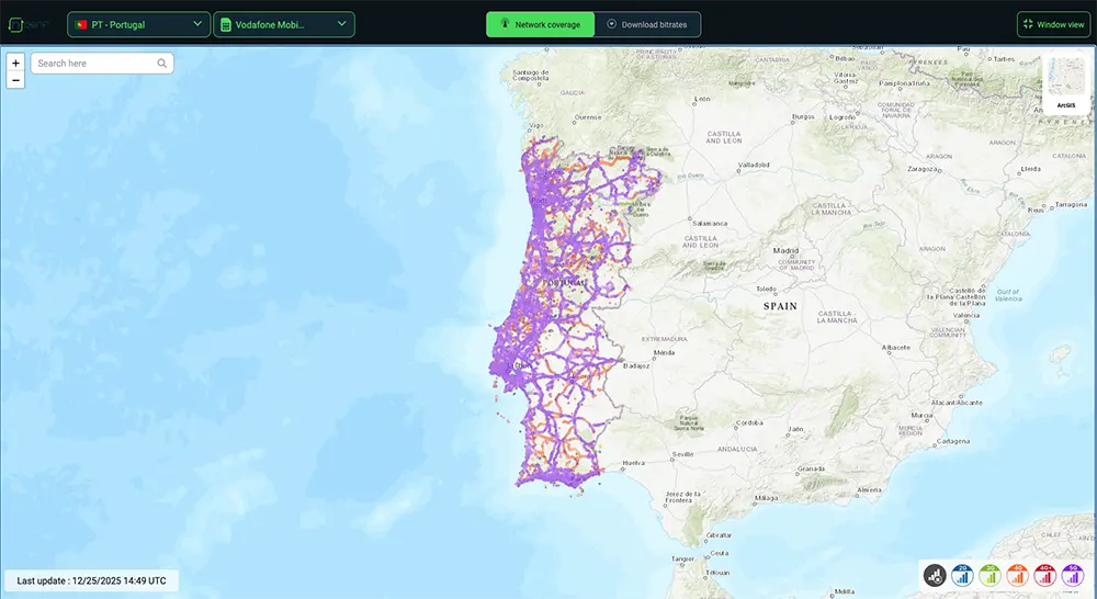 Vodafone Portugal Coverage