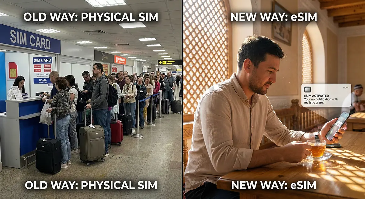 Why an eSIM is Essential for Your Uzbekistan Trip