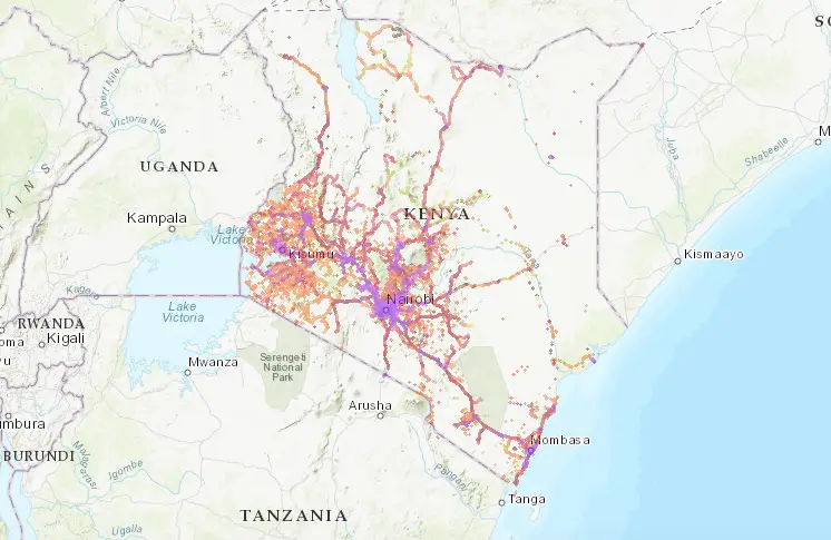 Redes Móviles en Kenia