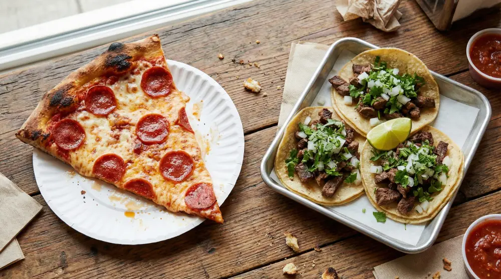 NYC: Pizza vs LA: Tacos