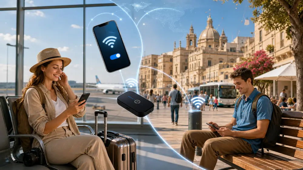 WiFi in aeroporto e WiFi pubblico a Malta