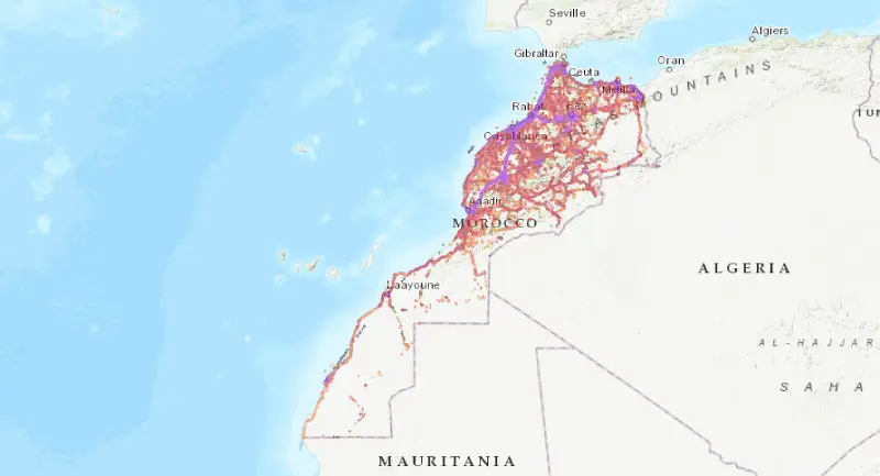 nperf maroc telecom