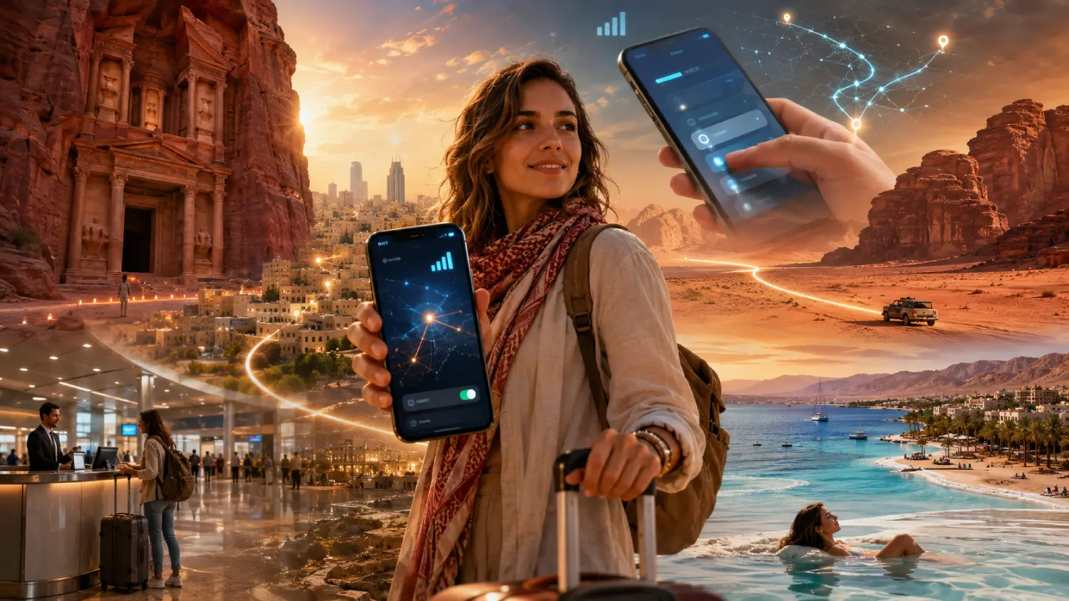 Beste eSIM für Jordanien: Pläne, Preise, Abdeckung und Reisekarten-Internetführer