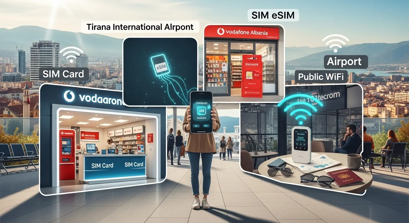 How to Get Internet in Albania (2026): Airport & Local SIM Cards, eSIM, WiFi and Prices