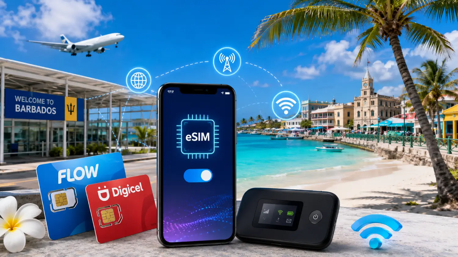 How to Get Internet in Barbados (2026): eSIM, Local SIM Cards, WiFi