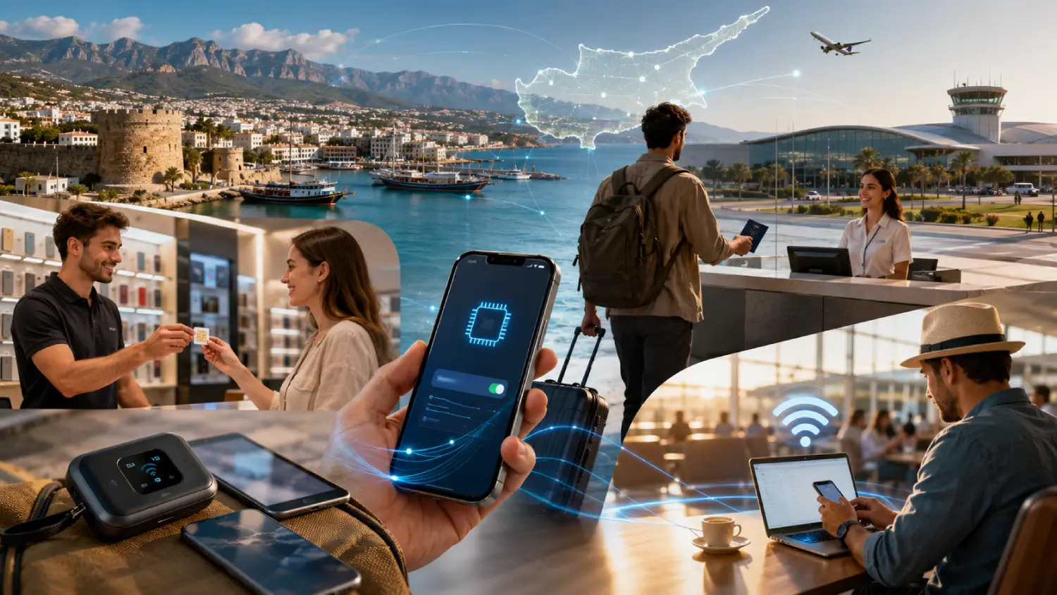 So erhalten Sie Internet in Nordzypern (2026): SIM-Karten, eSIM, Pocket und kostenloses WLAN